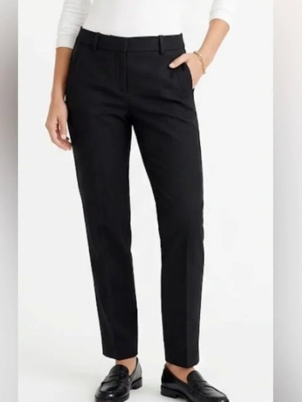 J. Crew Black Women's Dress Pants — Tailored Straight Fit